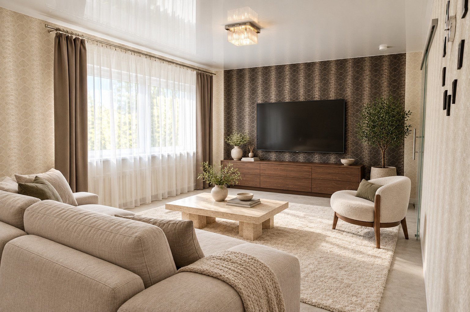 Modernisierte 4-Zimmer-Wohnung mit hochwertiger Einbauküche, Balkon und Fernblick