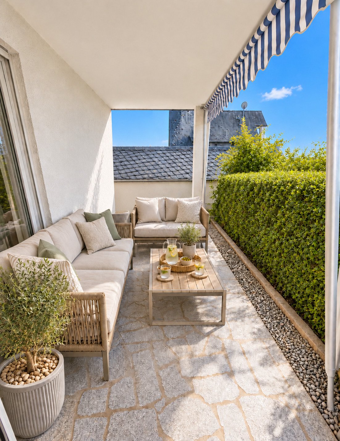 Terrassenwohnung in Südlage mit Gartenanteil und exzellenter Luxemburg-Anbindung! 