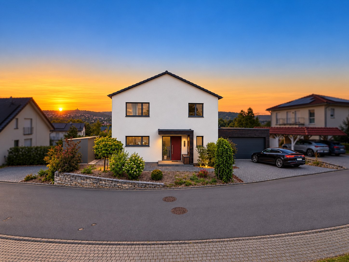 Das prädestinierte Traumhaus mit Garten für die gesamte Familie! Burgblick inklusive!