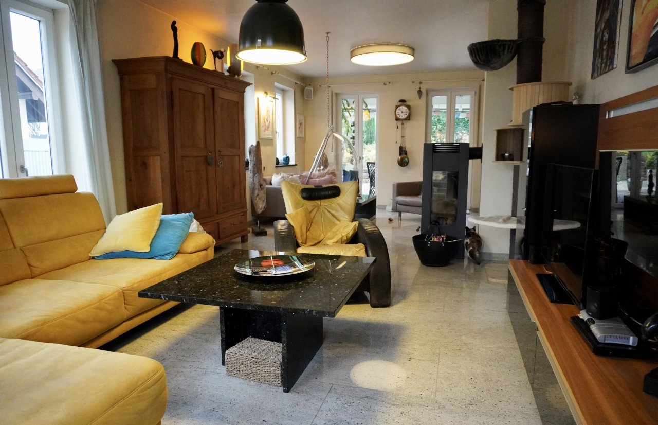 Wohnzimmer Richtung Terrasse