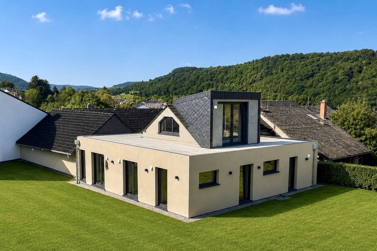 Liegenschaft von Außen (Rückansicht Gartenseite) Liegenschaft von Außen (Rückansicht Gartenseite)