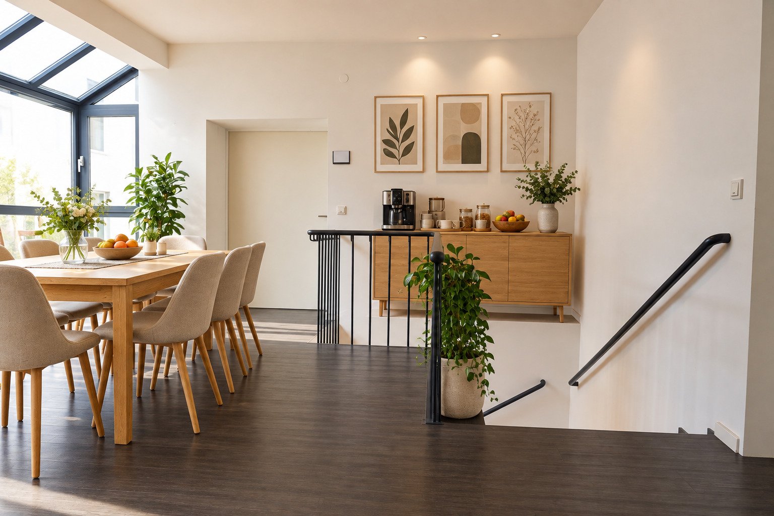 Personalecke mit Einbauküche Personalecke mit Einbauküche